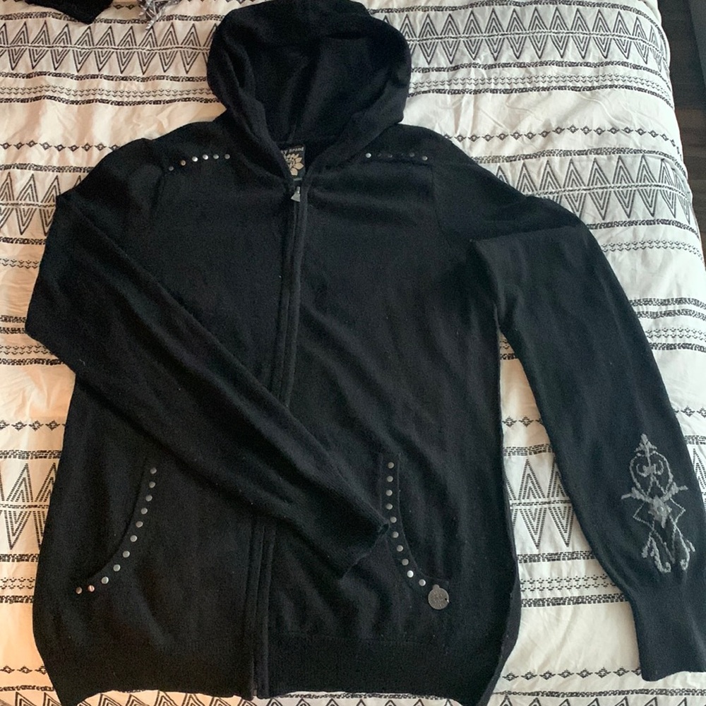 LUCKY BRAND STUDDED CARDIGAN